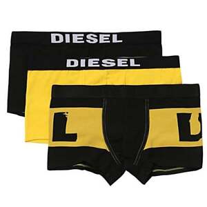 Black and Yellow Logo - 3-Pack Boxer Trunk UMBX-Damien, Yellow / Black / Black With Yellow ...