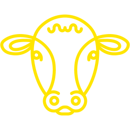 Yellow Cow Logo - Free Yellow Cow 2 Icon - Download Yellow Cow 2 Icon