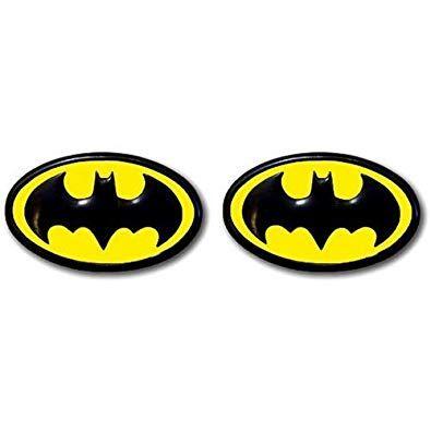 Black and Yellow Logo - Batman Black and Yellow Logo Cufflinks: Amazon.co.uk: Jewellery