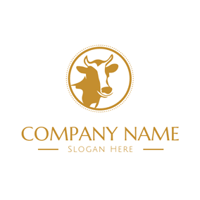 Yellow Cow Logo - Free Cow Logo Designs | DesignEvo Logo Maker