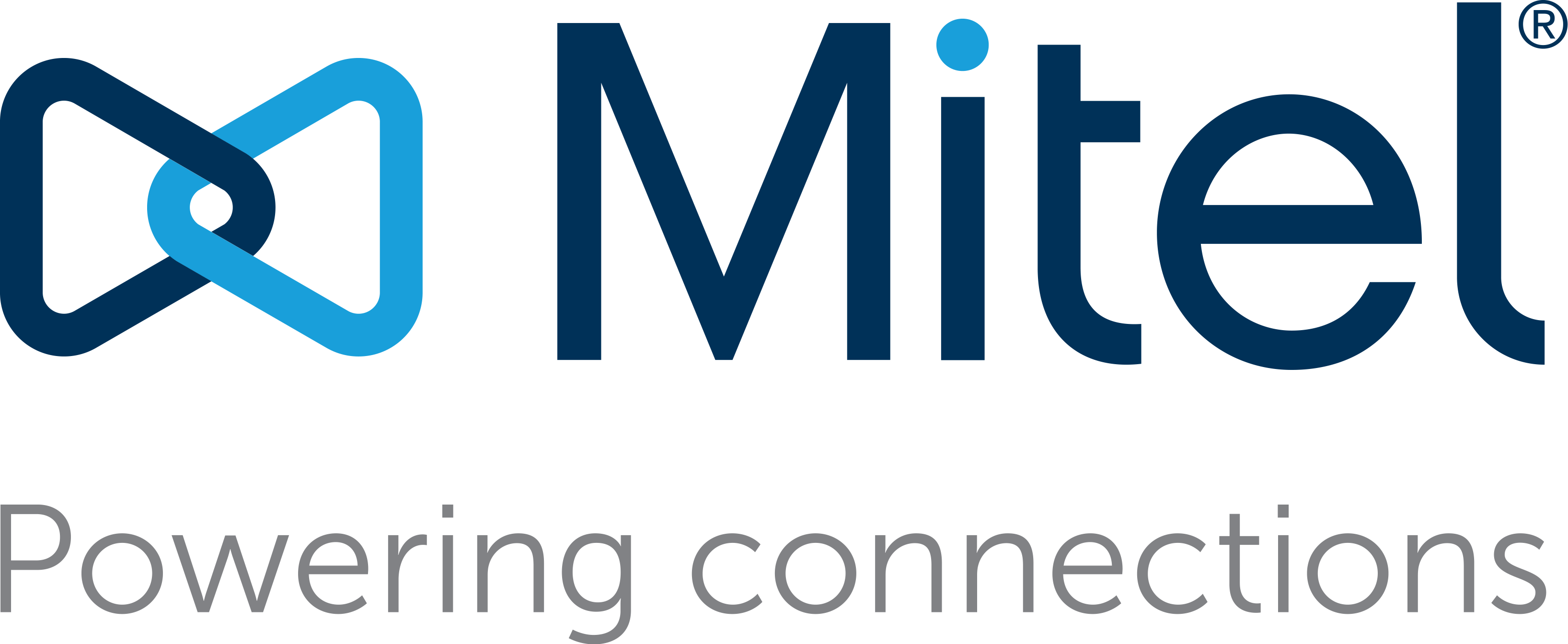 New Mitel Logo - Mitel Logo Full Color Tagline (eps)
