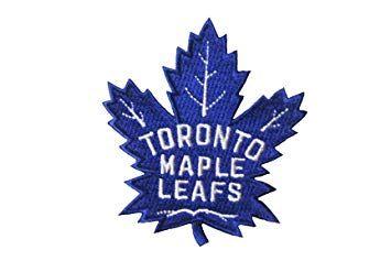 New Toronto Maple Leafs Logo - TORONTO MAPLE LEAFS NHL Hockey Blue ( NEW ) Logo Iron on Patch Crest ...