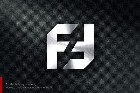 White F Logo - Letter F Logo Logo Templates Creative Market