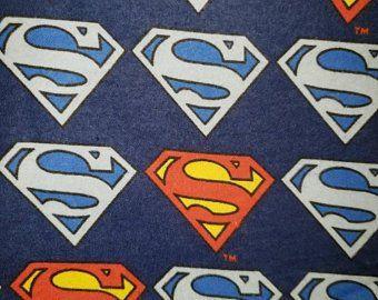 Blue and Silver Superman Logo - RTC Fabric Light Blue with Silver & White Chevron Bamboo