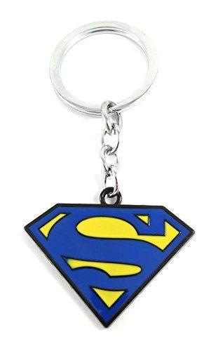 Blue and Silver Superman Logo - Key Era Superman Logo Metal Keychain (Blue): Amazon.in: Bags ...