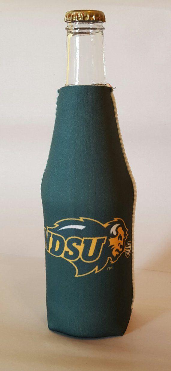 Go Bison Logo - Bottle Cooler NDSU Bison Logo | Etsy