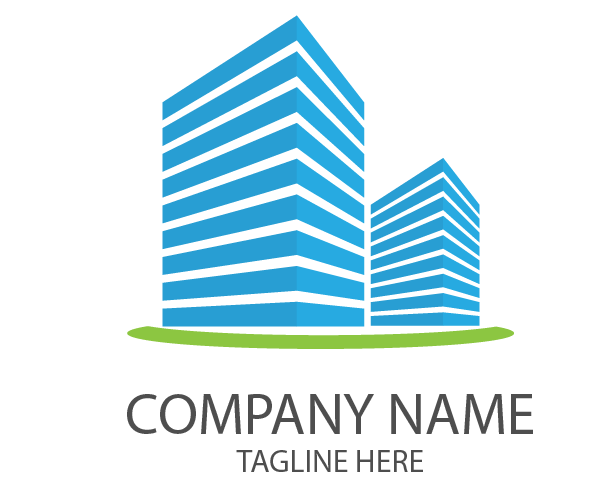 Blue Building Logo - Building Logos