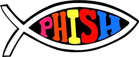 Phish Logo - Amazon.com : Phish Logo on Fish Symbol Giant Sticker / Decal ...