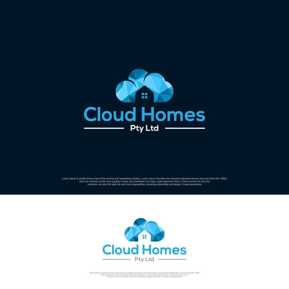Blue Building Logo - Modern, Professional, Building Logo Design for Cloud Homes Pty Ltd ...