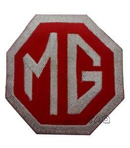 Red And White D Logo - Details about MOTORSPORTS RACING CAR SEW ON / IRON ON PATCH:- MG (d) RED &  WHITE INITIALS