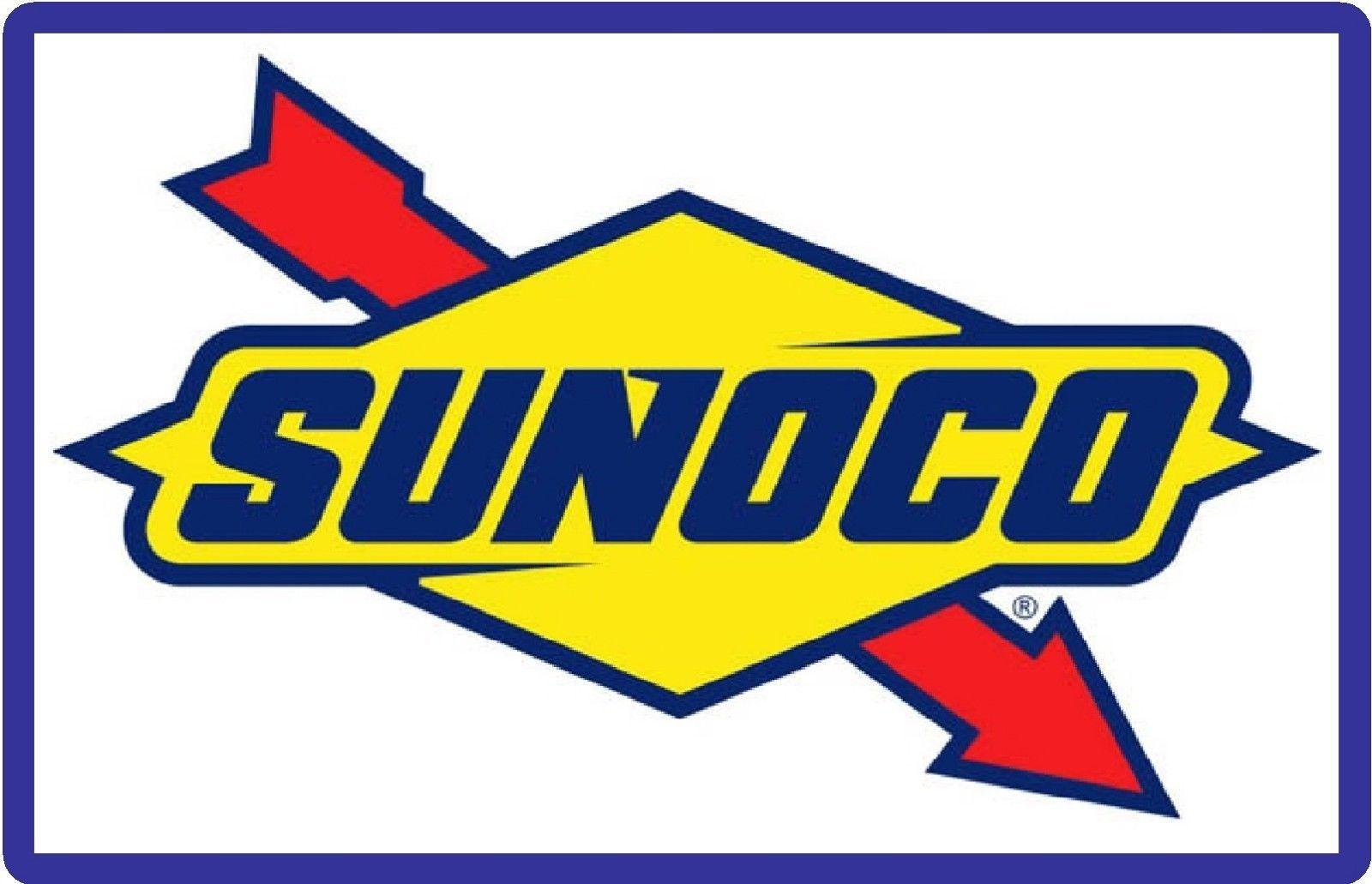 Sunoco Gas Station Logo - $5.5 - Sunoco Gas Station Sign Refrigerator / Tool Box Magnet Man ...