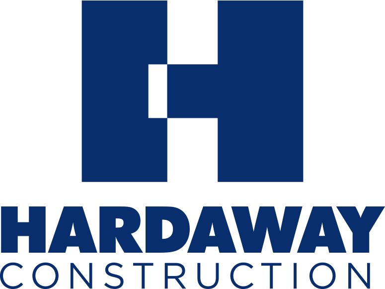 Blue Building Logo - Hardaway Construction
