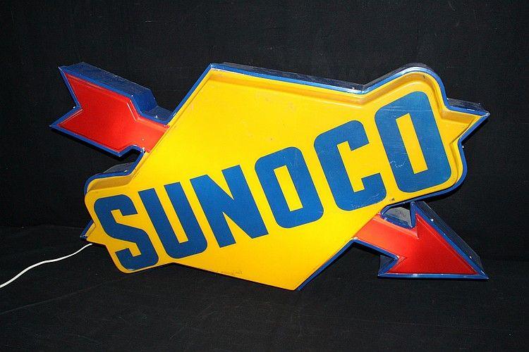Sunoco Gas Station Logo - Sunoco Gas Station Lighted Sign