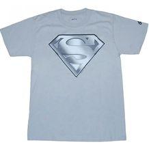 Blue and Silver Superman Logo - Superman T-Shirts, Tops and Tees - Animationshops.com