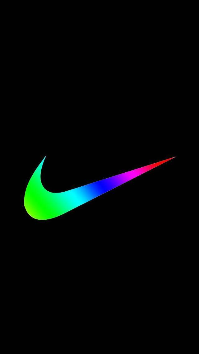 Rainbow Nike Logo - Rainbow Nike Logo Wallpaper by B__99 - d4 - Free on ZEDGE™