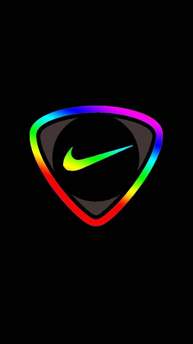 Rainbow Nike Logo - Rainbow Nike Logo Wallpaper by B__99 - 1a - Free on ZEDGE™