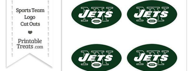 Small New York Jets Logo - Small New York Jets Logo Cut Outs — Printable Treats.com