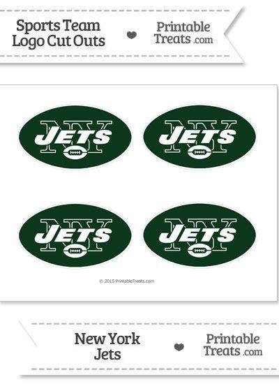 Small New York Jets Logo - Small New York Jets Logo Cut Outs from PrintableTreats.com. New