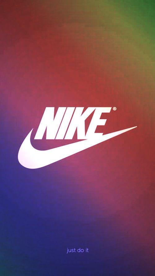 Rainbow Nike Logo - image about nike. See more about nike, wallpaper