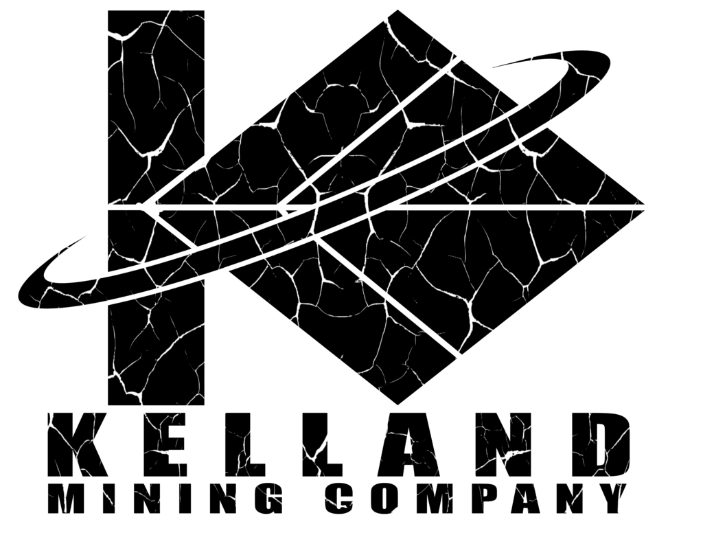 Red and White Triangles Company Logo - Aliens Inspired - Kelland Mining Company Black Marble Logo – Red Shirts