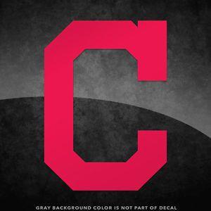 Cleveland Indians C Logo - Cleveland Indians C Logo Vinyl Decal Sticker and Larger Sizes