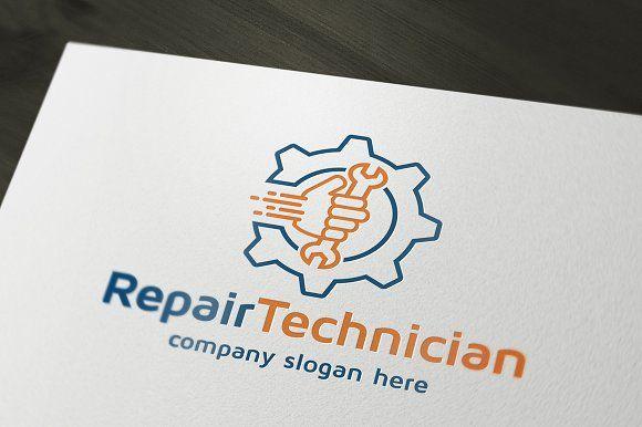 Technician Logo - Repair Technician ~ Logo Templates ~ Creative Market