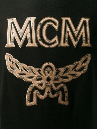 MCM Logo - MCM logo T-shirt $263 - Buy Online SS19 - Quick Shipping, Price