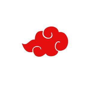 Red Symbol Logo - Naruto Akatsuki Symbol (Red Cloud) Sticker Decal