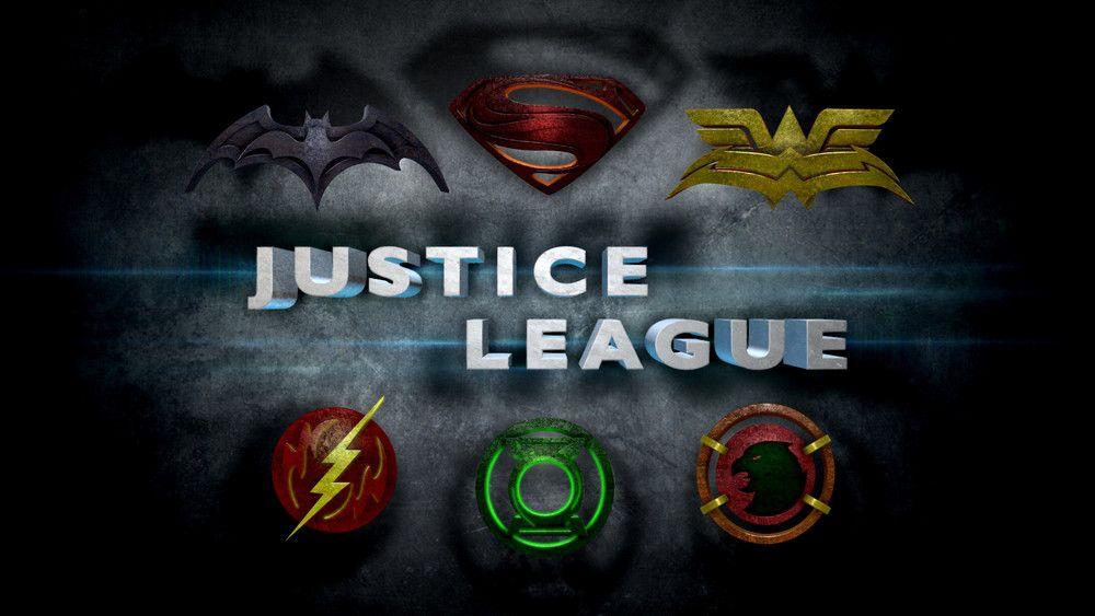 Cool Movie Logo - JUSTICE LEAGUE Logos in the Style of MAN OF STEEL Movie Logo