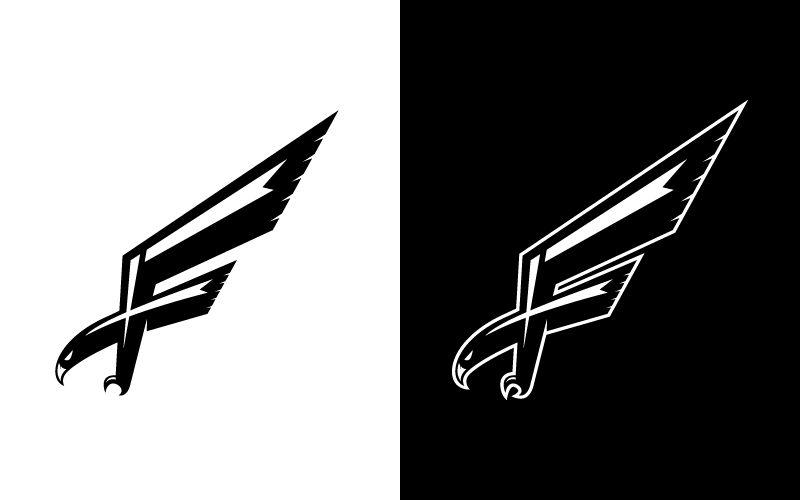 Black and White Hockey Logo - Falcons hockey logo - Brian Goff Design & Illustration | Freelance ...