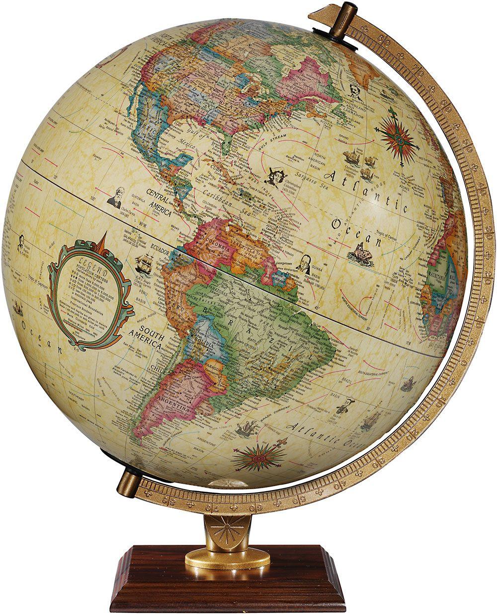 Antique World Globe Logo - Free World Globe, Download Free