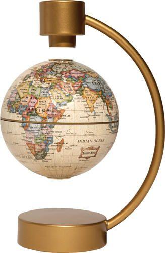 Antique World Globe Logo - Levitating 4