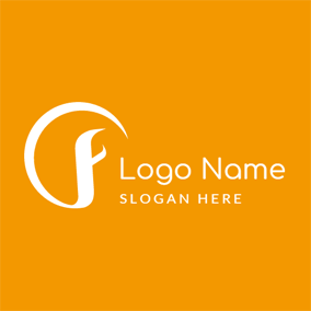 Orange F Logo - Free F Logo Designs | DesignEvo Logo Maker