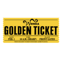 Yellow Ticket Logo - Golden ticket Logos