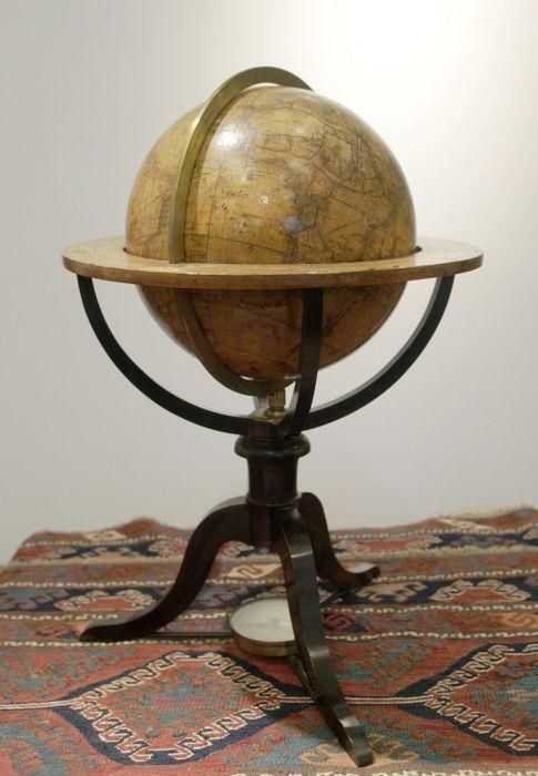 Antique World Globe Logo - Rare and antique World Globe by Kaspar Winter, 1840 Vienna, Austria