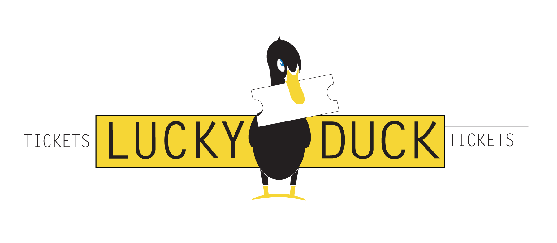 Yellow Ticket Logo - Lucky Duck Tickets logo | Portfolio | Graphic Design, Logos