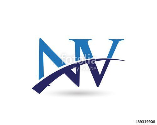 NV Logo - NV Logo Letter Swoosh