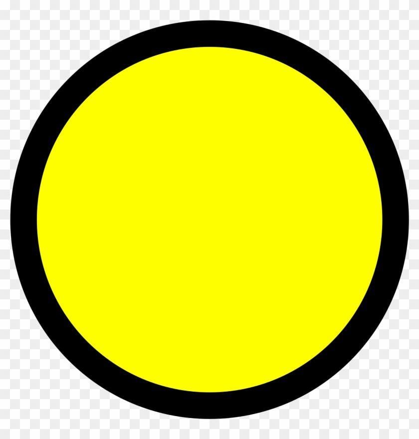 Black and Yellow Circle Logo - File - Yellow Dot - Svg - Yellow Circle Black Outline - Free ...