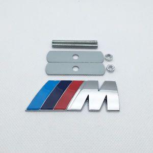 Silver M3 Logo - Silver Metal ///M Front Grille Badge M Power Sport Logo Car Emblem