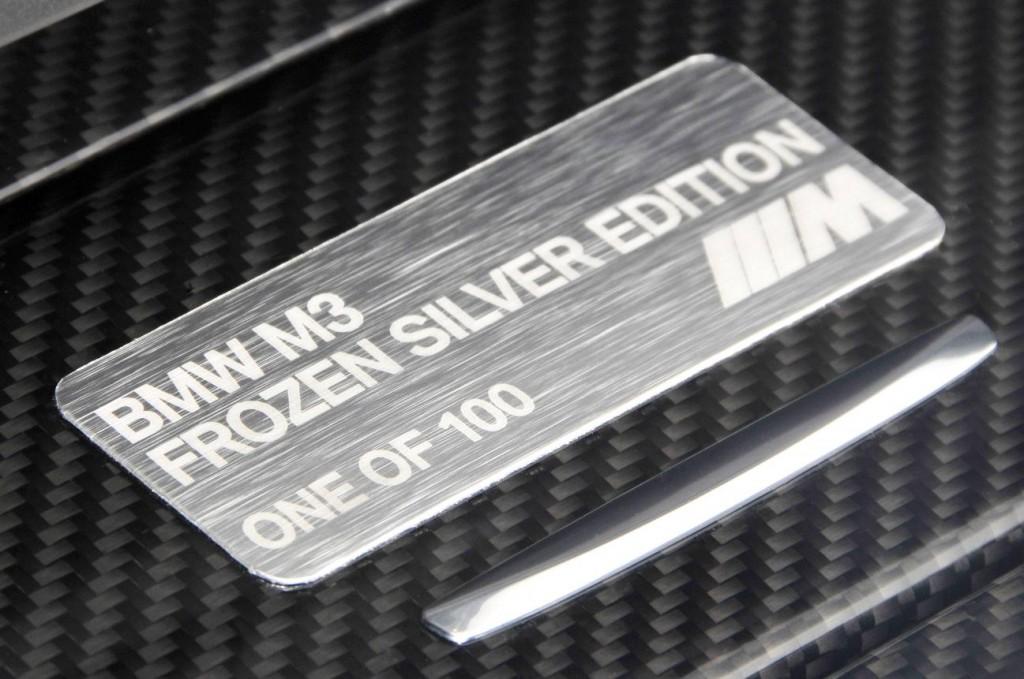 Silver M3 Logo - NewMotoring BMW M3 Frozen Silver Logo – NewMotoring