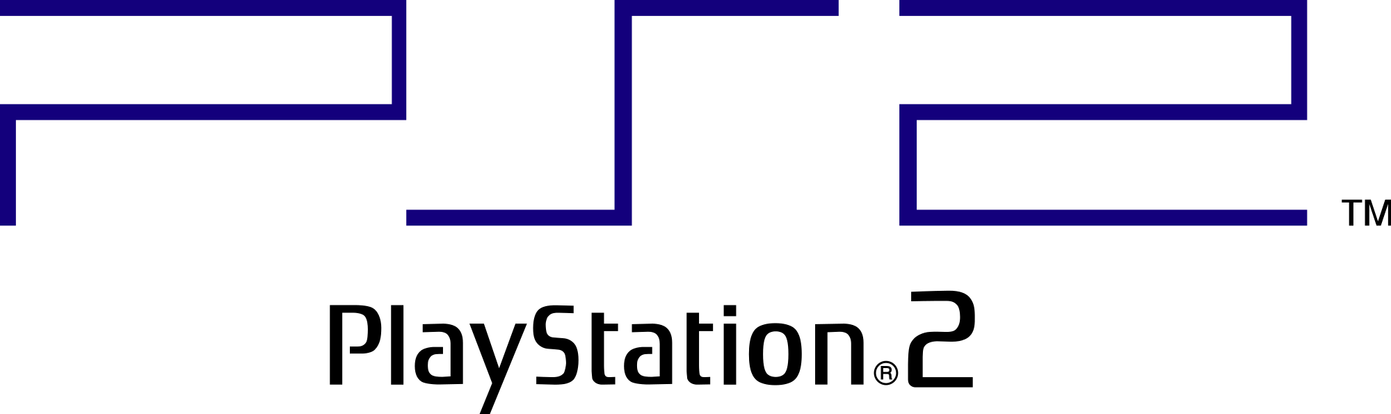 PS2 Logo - File:PlayStation 2 logo.svg - Wikimedia Commons