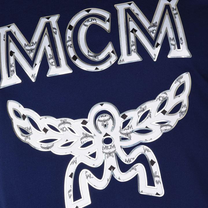 MCM Logo - YUUNUPM MCM Logo T Shirt Blue Standard sizing Regular fit 594587 ...
