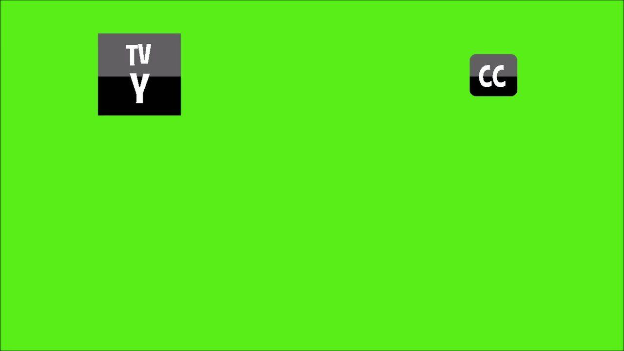 TV Y CC Logo - TV-Y Rating Black (Green Screen) - YouTube