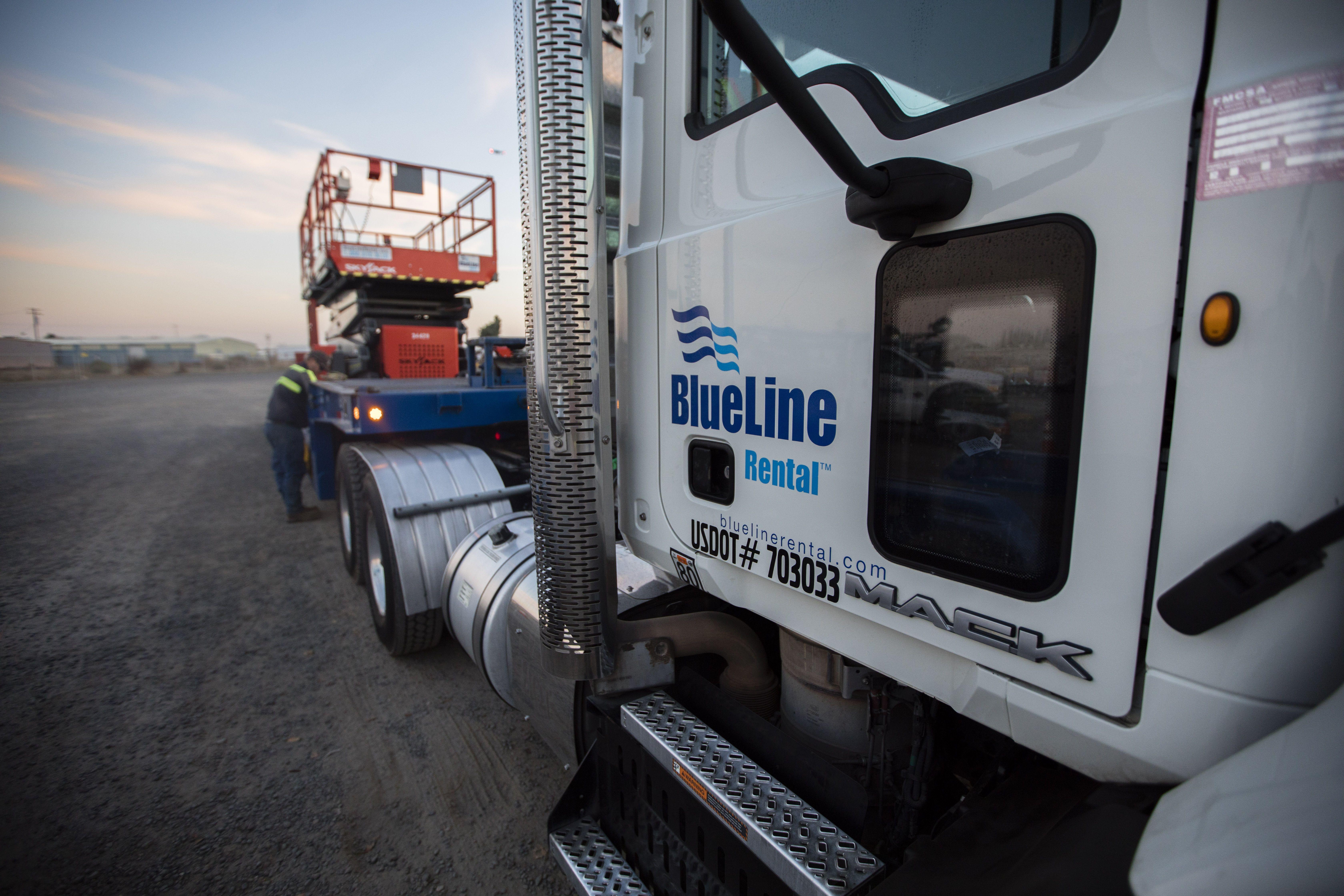 Blue Line Equipment Rentals Logo - BlueLine Rental Takes First Step Towards IPO | Business Wire