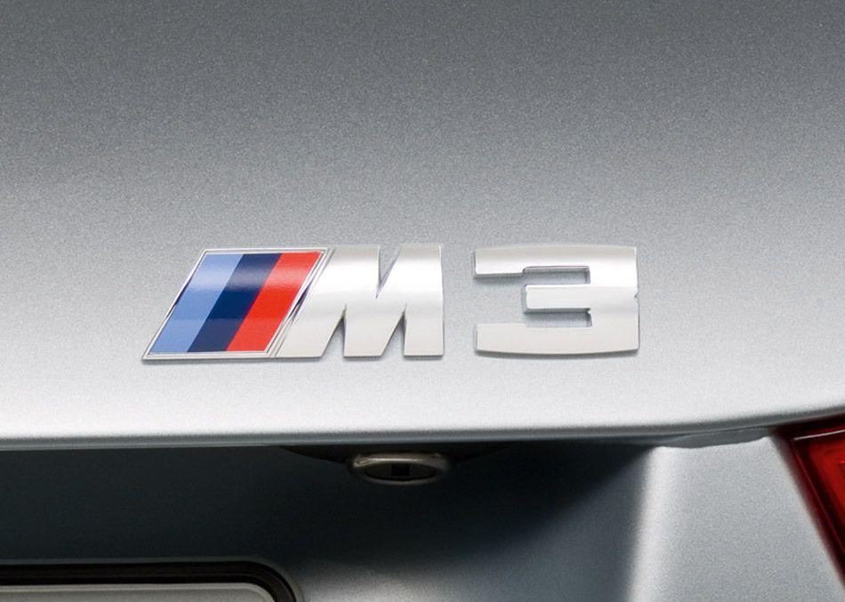 Silver M3 Logo - BMW ///M3 Badge E E93