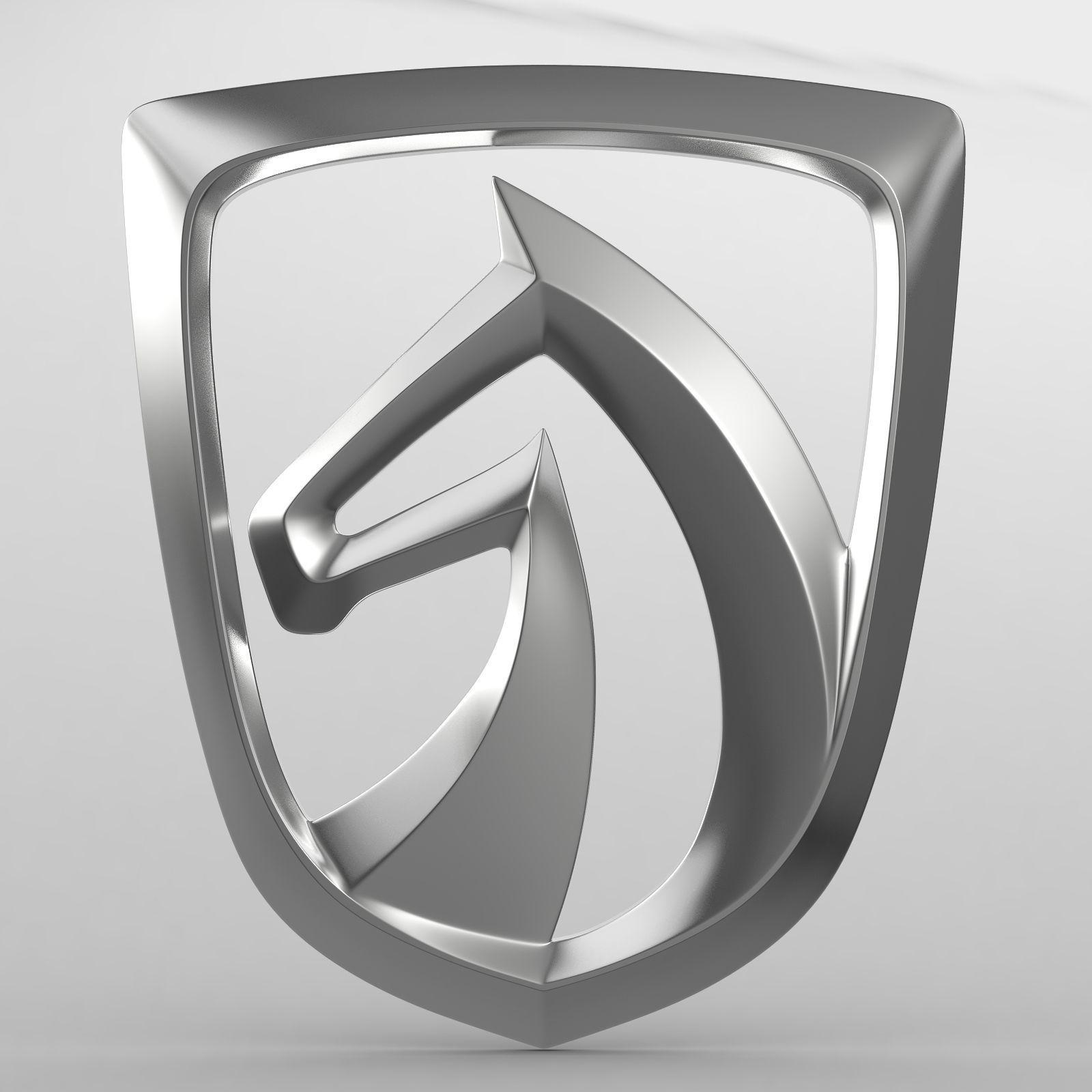 Baojun Logo - 3D model baojun logo | CGTrader
