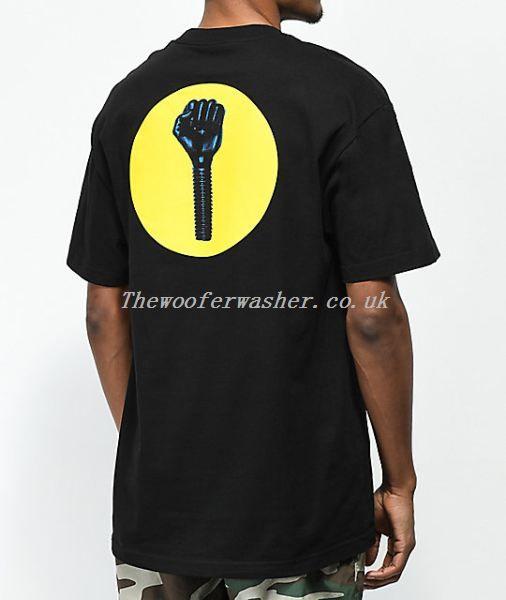 Black T Circle Logo - Hardies Hardware Stand Circle Logo Black T Shirt XS 0OL1270 : T