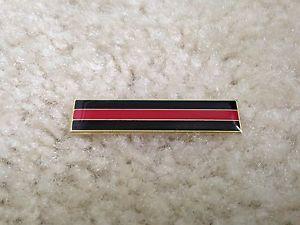 Thin Red Rectangle Logo - Thin Red Line Citation Bar Fireman Firefighter Dept Uniform Pin ...
