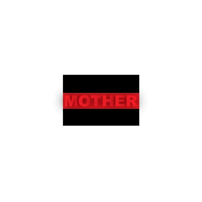 Thin Red Rectangle Logo - Thin Red Line Flag Family Member Reflective Decals