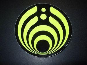 Black and Yellow Circle Logo - BASSNECTAR Bassdrop black yellow circle logo Sticker decal New bass ...